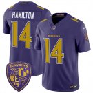 Baltimore Ravens #14 Kyle Hamilton Purple 2026 F.U.S.E. Alternate Vapor Limited Stitched Jersey