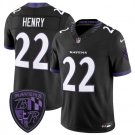 Baltimore Ravens #22 Derrick Henry Black 2026 F.U.S.E. Alternate Vapor Limited Stitched Jersey