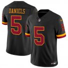 Washington Commanders #5 Jayden Daniels Black 2026 F.U.S.E. Hail Raiser Alternate Stitched Jersey