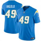 Los Angeles Chargers #49 Alec Ingold Blue 2026 F.U.S.E. Vapor Limited Stitched Jersey