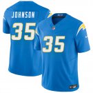 Los Angeles Chargers #35 Amar Johnson Blue 2026 F.U.S.E. Vapor Limited Stitched Jersey