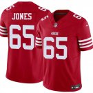 San Francisco 49ers #65 Robert Jones Red 2026 F.U.S.E. Vapor Untouchable Limited Stitched Jersey