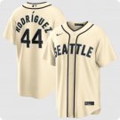 Seattle Mariners #44 Julio Rodríguez Alternate Cream Jersey