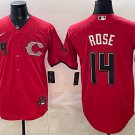 Cincinnati Reds #14 Pete Rose Red 2026 City Connect Stadium Stitched Jersey
