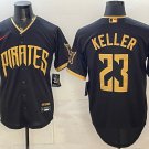 Pittsburgh Pirates #23 Mitch Keller Black 2026 City Connect Stadium Stitched Jersey