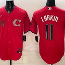 Cincinnati Reds #11 Barry Larkin Red 2026 City Connect Stadium Stitched Jersey
