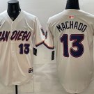 San Diego Padres #13 Manny Machado Cream 2026 City Connect Stadium Limited Stitched Jersey