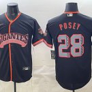 San Francisco Giants #28 Buster Posey Black 2026 Alternate Stadium Stitched Jersey