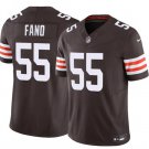 Cleveland Browns #55 Spencer Fano Brown 2026 Draft F.U.S.E. Vapor Limited Stitched Jersey