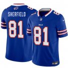 Buffalo Bills #81 Trent Sherfield Blue 2026 Draft F.U.S.E. Vapor Untouchable Limited Stitched Jersey