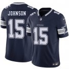 Dallas Cowboys #15 Manuel Johnson Navy 2026 F.U.S.E. Vapor Untouchable Limited Stitched Jersey
