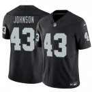 Las Vegas Raiders #43 Dalton Johnson Black 2026 F.U.S.E. Vapor Untouchable Limited Stitched Jersey