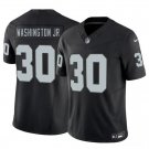 Las Vegas Raiders #30 Mike Washington Jr. Black 2026 F.U.S.E. Limited Stitched Jersey