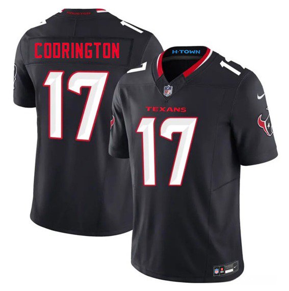 Houston Texans #17 Brandon Codrington Navy 2nd Alternate 2026 F.U.S.E. Limited Stitched Jersey