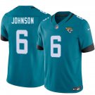 Jacksonville Jaguars #6 Antonio Johnson Teal 2026 F.U.S.E. Vapor Untouchable Limited Stitched Jersey
