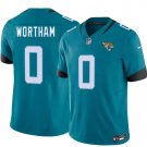 Jacksonville Jaguars #0 Michael Wortham Teal 2026 Draft F.U.S.E. Limited Stitched Jersey