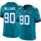 Jacksonville Jaguars #90 Wesley Williams Teal 2026 Draft F.U.S.E. Limited Stitched Jersey