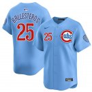 Chicago Cubs #25 Moises Ballesteros Blue 2nd Alternate Limited Stitched Jersey