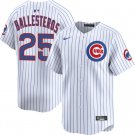 Chicago Cubs #25 Moises Ballesteros White Stitched Jersey