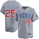 Chicago Cubs #25 Moises Ballesteros Gray Stitched Jersey