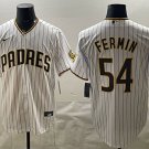 San Diego Padres #54 Freddy Fermin White Stitched Jersey
