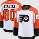 Philadelphia Flyers #80 Dan Vladar White 2024-25 Away Stitched Hockey Jersey