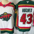 Minnesota Wild #43 Quinn Hughes White 2025 25th Anniversary Stitched Hockey Jersey