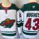 Minnesota Wild #43 Quinn Hughes White 2024-25 Away Stitched Hockey Jersey