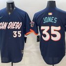San Diego Padres #35 Randy Jones Obsidian 2026 City Connect Stadium Limited Stitched Jersey