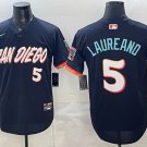 San Diego Padres #5 Ramon Laureano Obsidian 2026 City Connect Stadium Limited Stitched Jersey