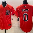 Detroit Tigers #0 Tarik Skubal Orange 2026 Alternate Vapor Premier Limited Stitched Jersey