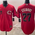 Cincinnati Reds #27 Stewart Red 2026 City Connect Stadium Stitched Jersey