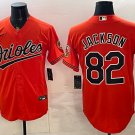 Baltimore Orioles #82 Jackson Orange Stitched Jersey