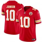Kansas City Chiefs #10 Emmett Johnson Red 2026 Draft F.U.S.E. Vapor Untouchable Stitched Jersey