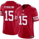 San Francisco 49ers #15 De'Zhaun Stribling Red 2026 F.U.S.E. Limited Stitched Jersey