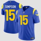 Los Angeles Rams #15 Ty Simpson Royal 2026 Draft F.U.S.E. Vapor Limited Stitched Jersey