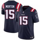 New England Patriots #15 Behren Morton Navy 2026 Draft F.U.S.E. Vapor Limited Stitched Jersey