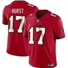 Tampa Bay Buccaneers #17 Ted Hurst Red 2026 Draft Vapor Limited Stitched Jersey