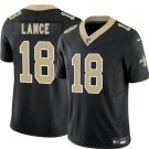 New Orleans Saints #18 Bryce Lance Black 2026 F.U.S.E Vapor Limited Stitched Jersey