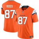 Denver Broncos #87 Cam Ross Orange 2026 Draft F.U.S.E. Vapor Limited Stitched Jersey