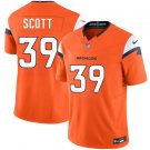 Denver Broncos #39 Miles Scott Orange 2026 Draft F.U.S.E. Vapor Limited Stitched Jersey