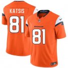 Denver Broncos #81 Kolbe Katsis Orange 2026 Draft F.U.S.E. Vapor Limited Stitched Jersey