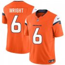 Denver Broncos #6 William Wright Orange 2026 Draft F.U.S.E. Vapor Limited Stitched Jersey