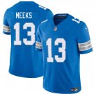 Detroit Lions #13 Jackson Meeks Blue 2026 F.U.S.E. Vapor Limited Stitched Jersey