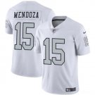 Las Vegas Raiders #15 Fernando Mendoza White 2026 Draft Color Rush Limited Stitched Jersey