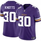 Minnesota Vikings #30 Shaleak Knotts Purple 2026 Draft F.U.S.E. Vapor Limited Stitched Jersey