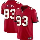 Tampa Bay Buccaneers #83 Eric Rivers Red 2026 Draft Vapor Limited Stitched Jersey