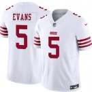 San Francisco 49ers #5 Mike Evans White 2026 F.U.S.E. Vapor Untouchable Limited Stitched Jersey
