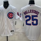Chicago Cubs #25 Moisés Ballesteros White Stitched Jersey