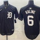 Detroit Tigers #6 Al Kaline Black Limited Stitched Jersey
